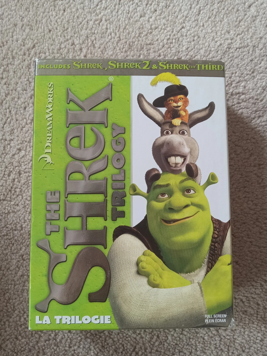 The Shrek Trilogy DVD Set - Shrek, Shrek 2, Shrek the Third