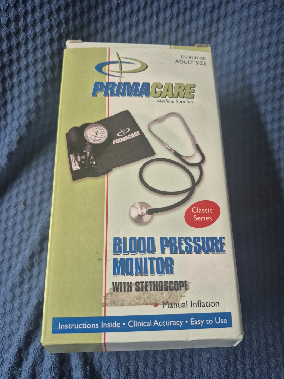 PrimaCare Blood Pressure Monitor with Stethoscope