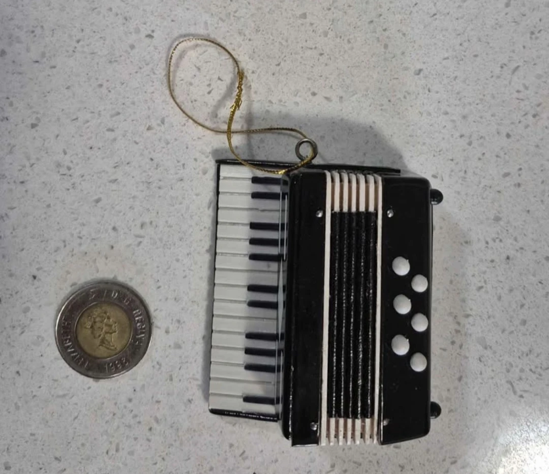 Miniature Accordion Ornament