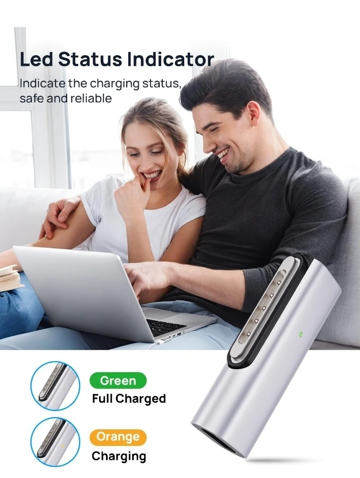 140W PD Quick Charge USB C to Magnetic 3 Adapter - photo 5