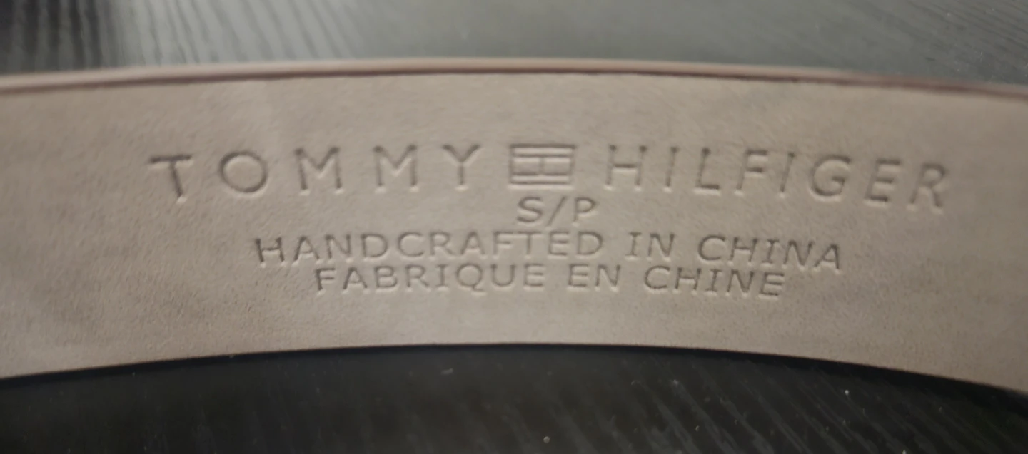 Tommy Hilfiger Belt with Gold H Buckle - photo 2