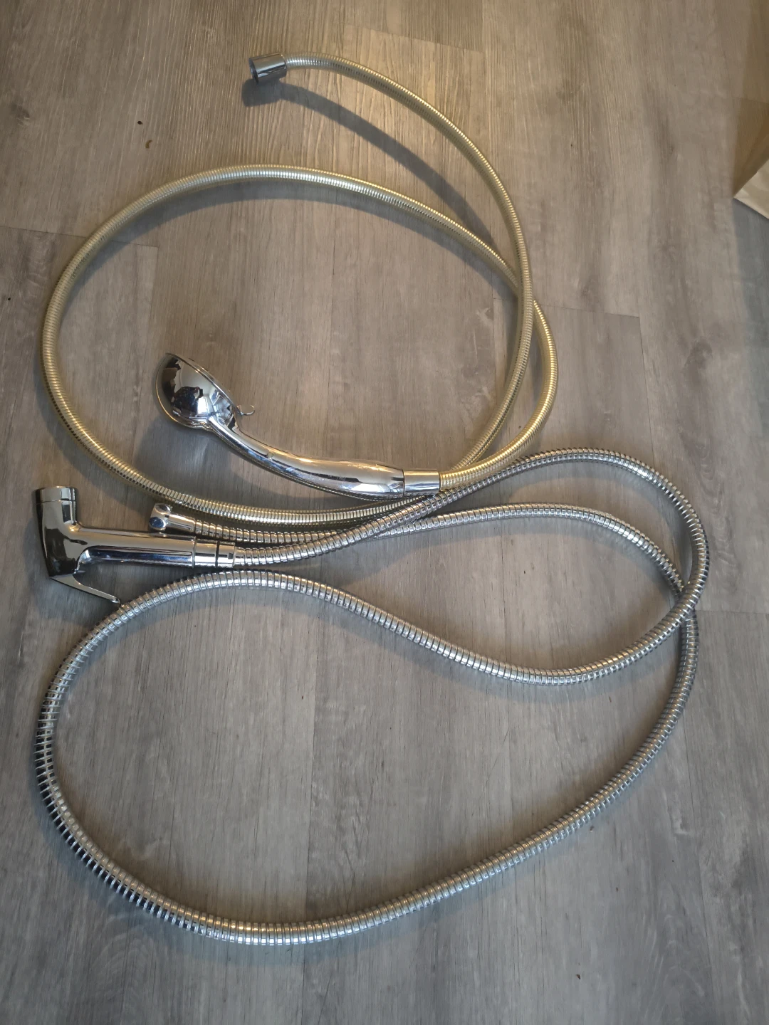 Chrome Handheld Bidet Sprayer Shower Head Set