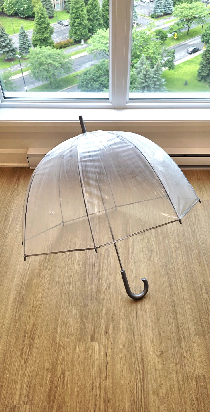 [Moving Sale] Parapluie bulle Totes Clear Bubble Umbrella