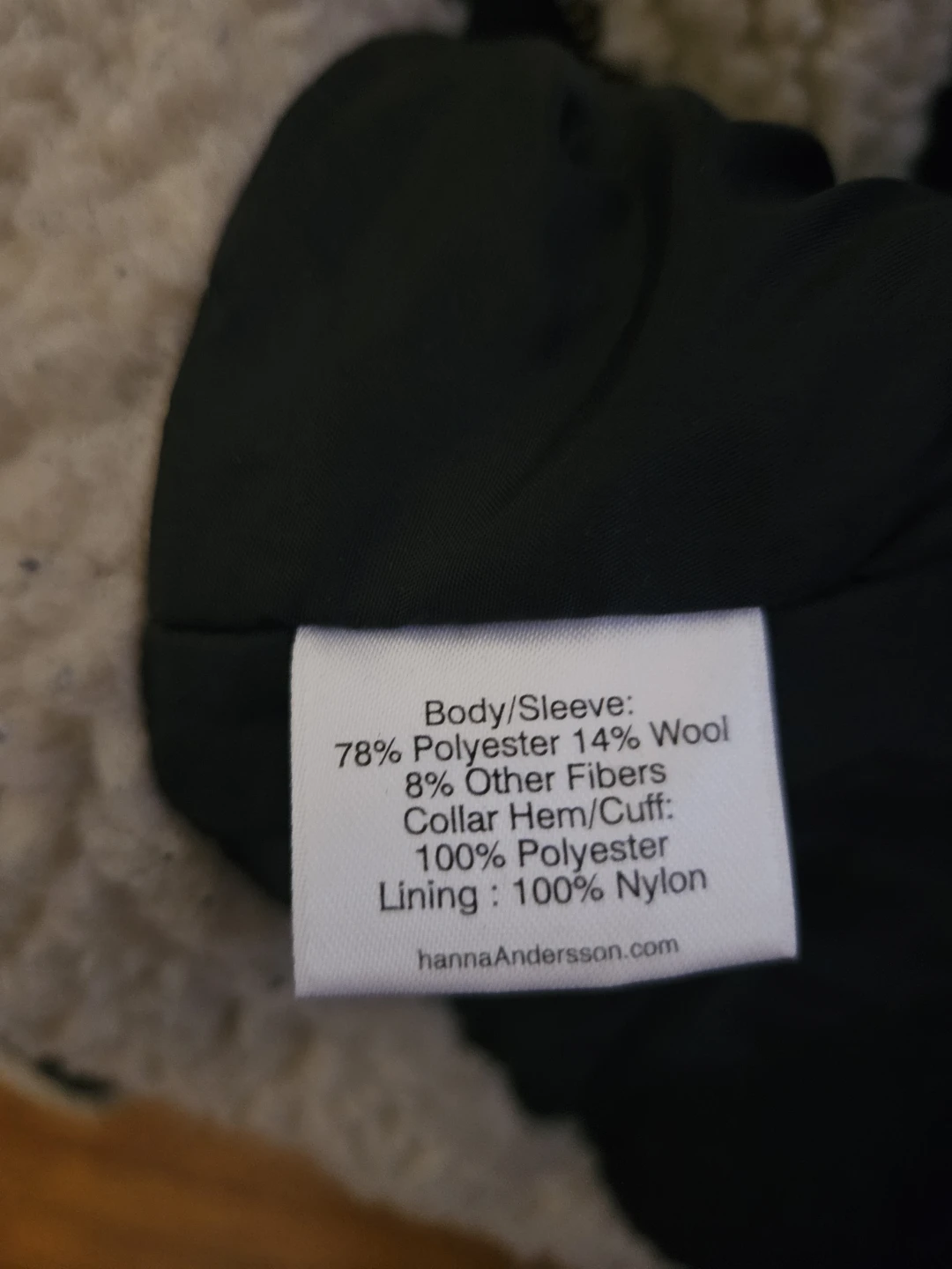 Love, Hanna Black Faux Sherpa Lined Moto Jacket XL - photo 4