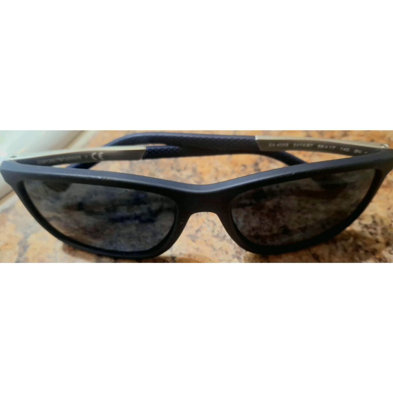 Men's Emporio Armani Sunglasses in Blue with Silver Accents - photo 5
