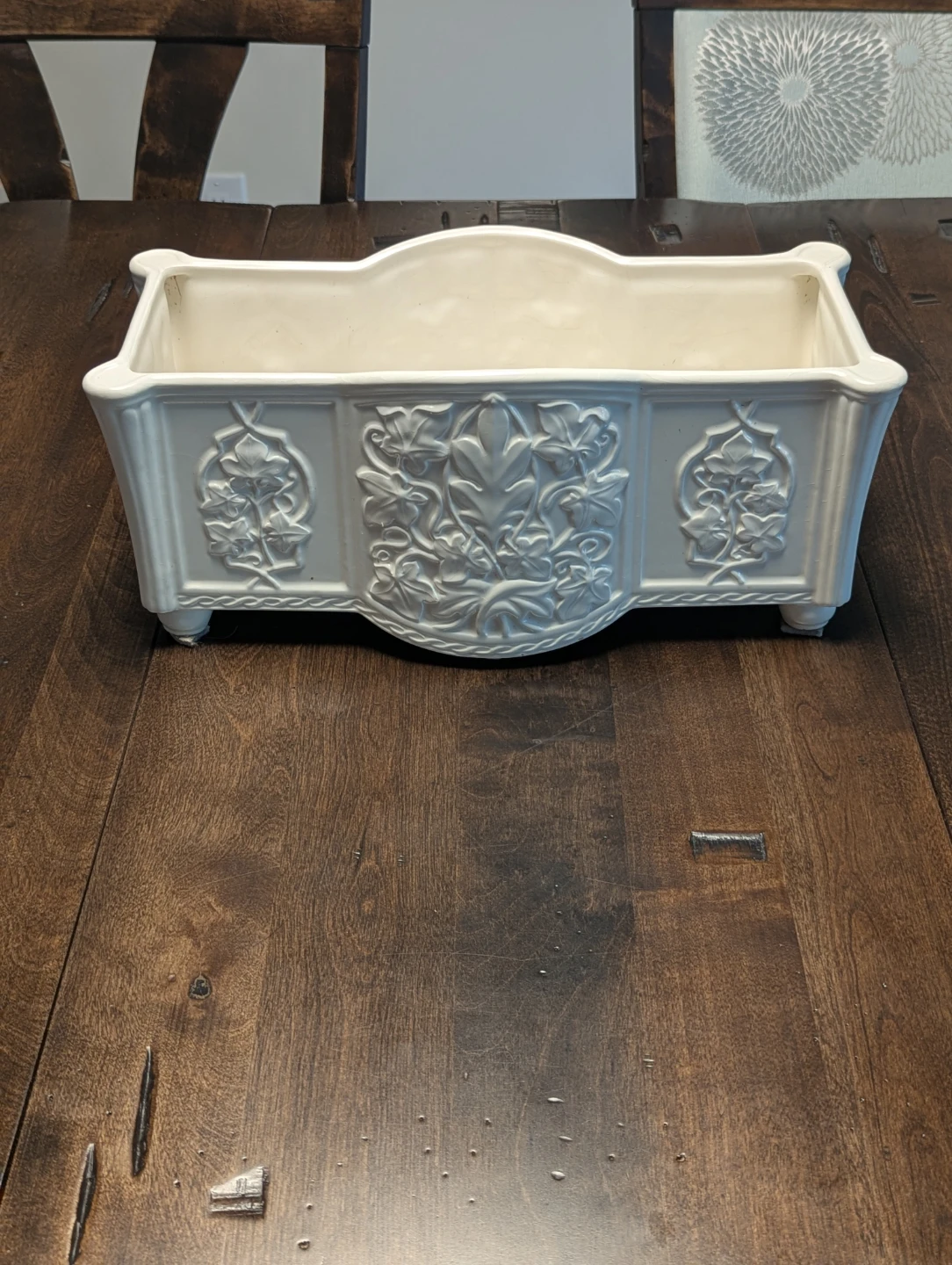 Cream Ceramic Planter