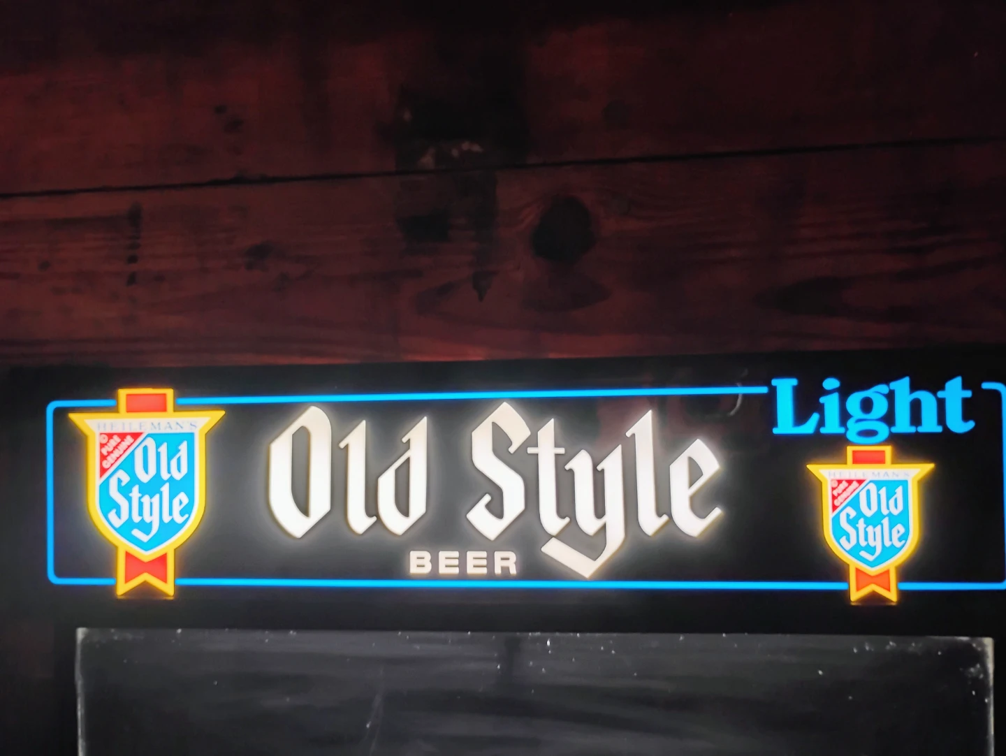 VINTAGE “OLD STYLE” BEER NEON MESSAGE MENU BOARD - photo 2