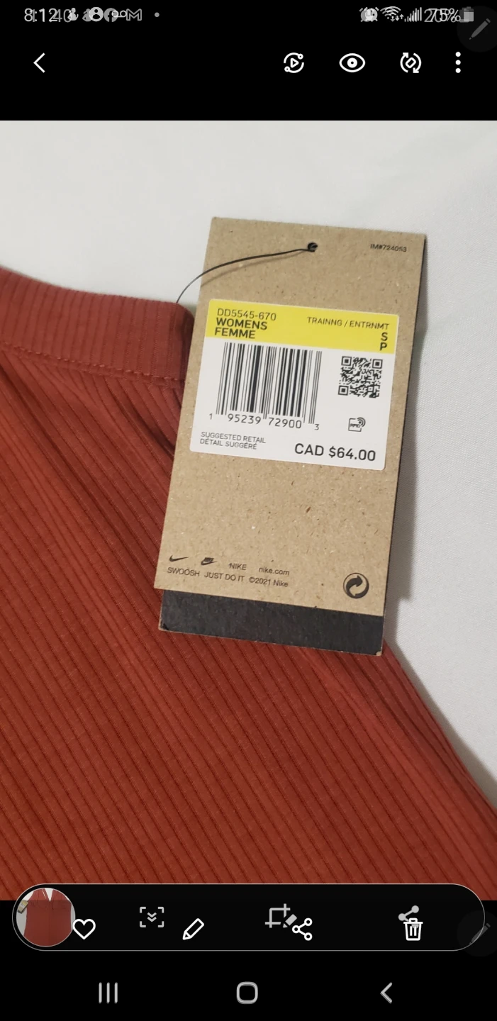 Brand new Nike Ladies Training Tank size S/ P - photo 2