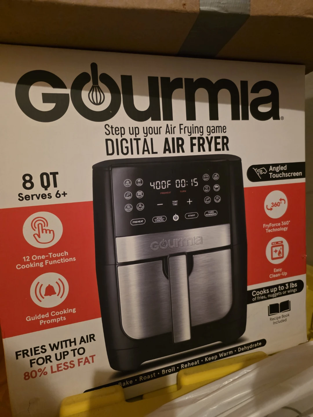 Gourmia 8 QT Digital Air Fryer