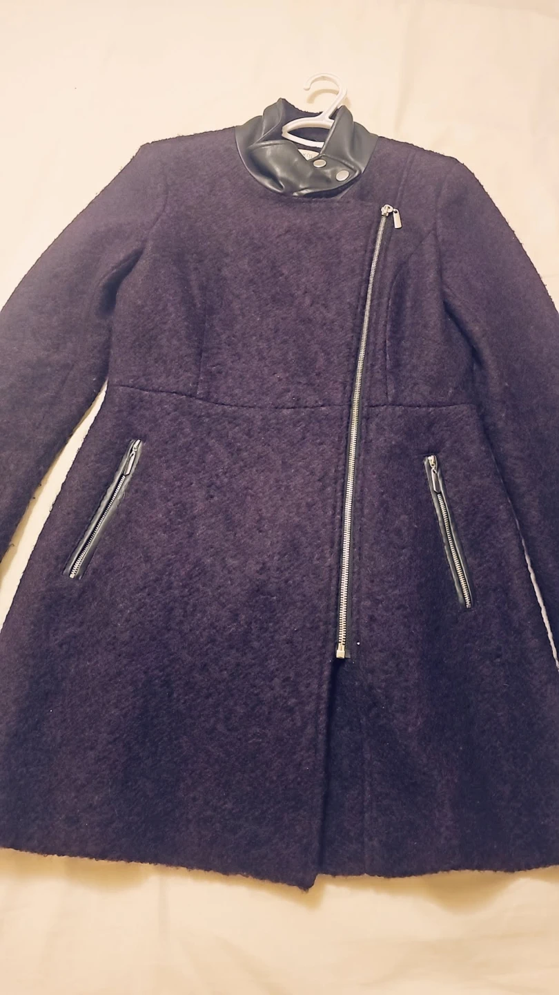 Ricki's Purple Jacket with Faux Leather Collar - photo 4