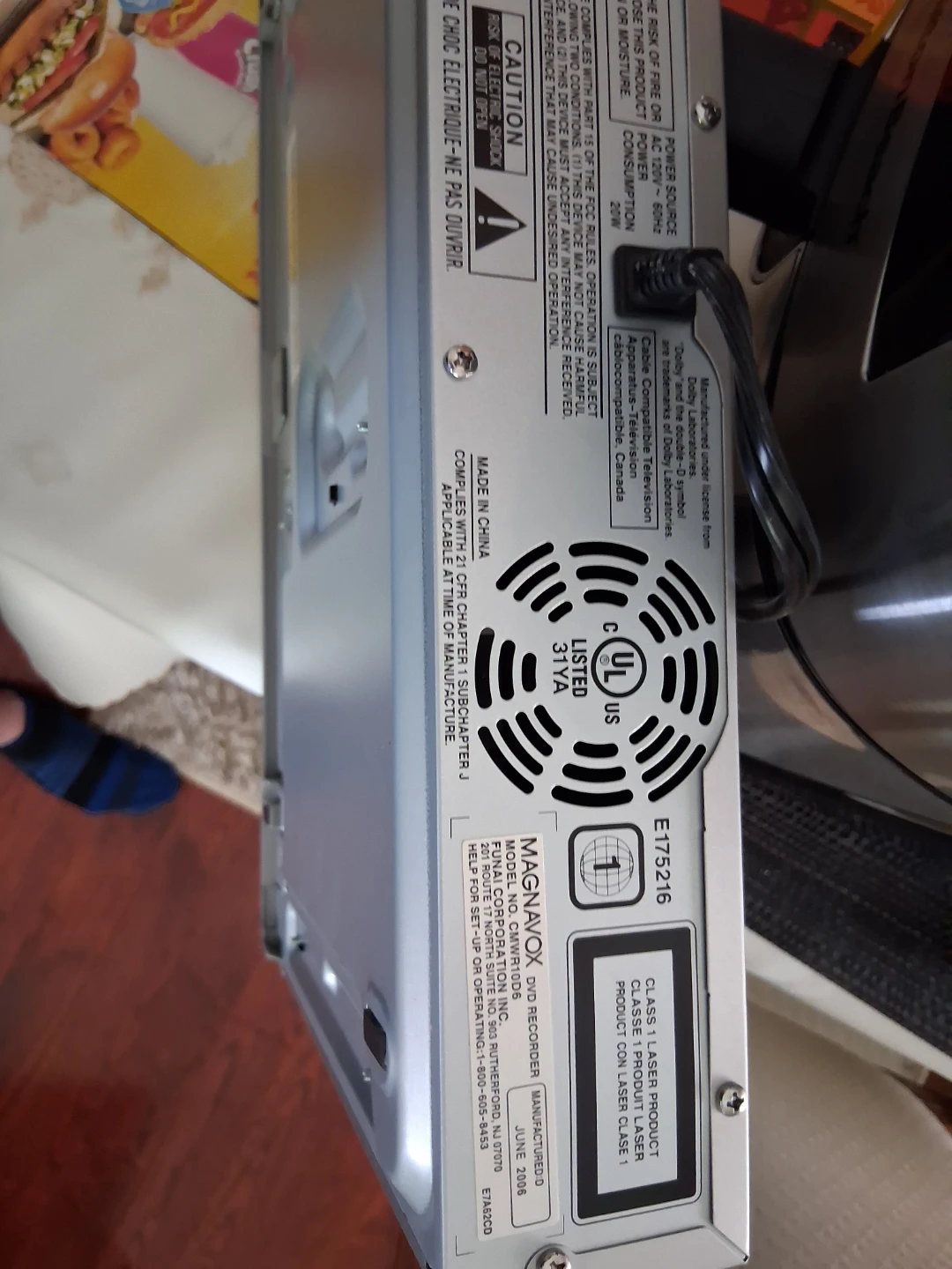 Magnavox DVD Player/Recorder DMR700 - photo 3