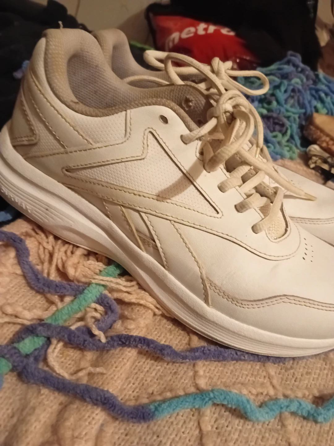 Reebok White Walking Shoes - photo 2