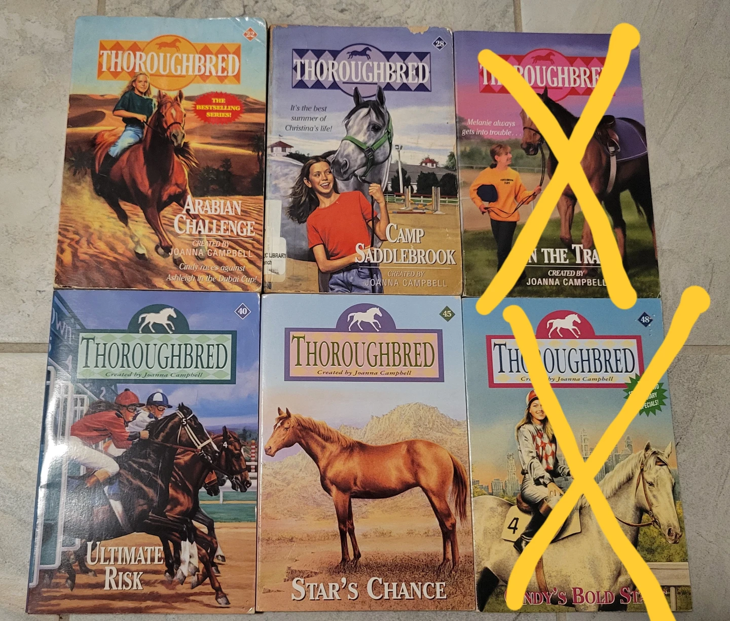 Thoroughbred Books by Joanna Campbell ⚽