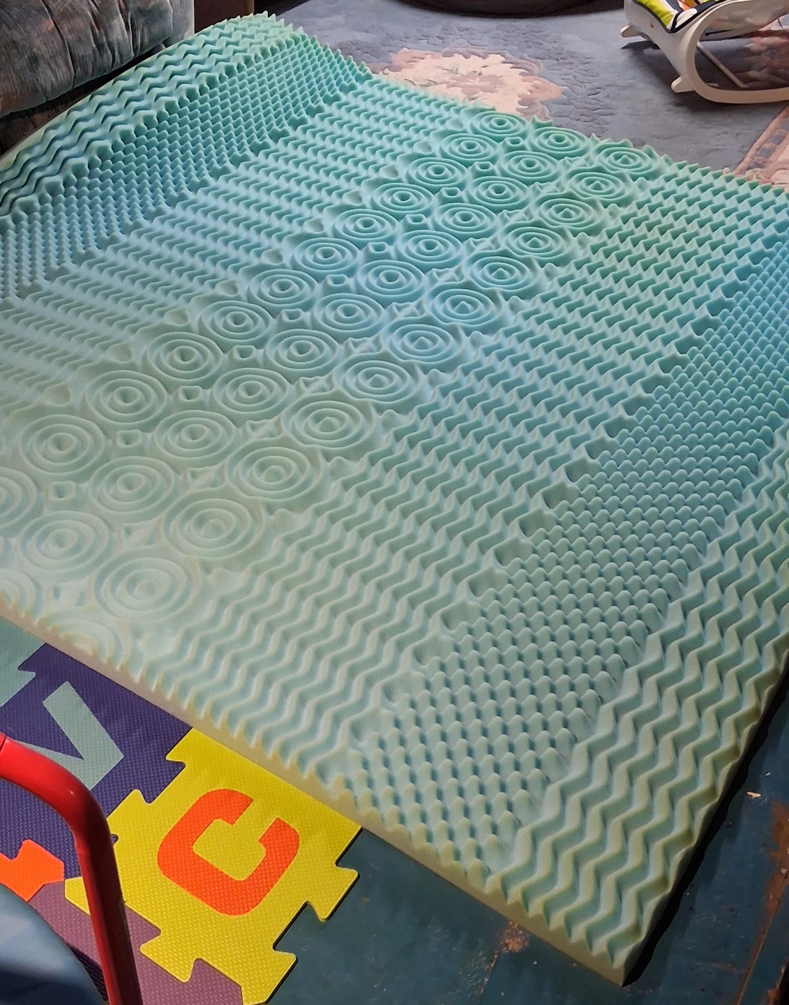 King Size 2" Memory Foam Mattress Topper