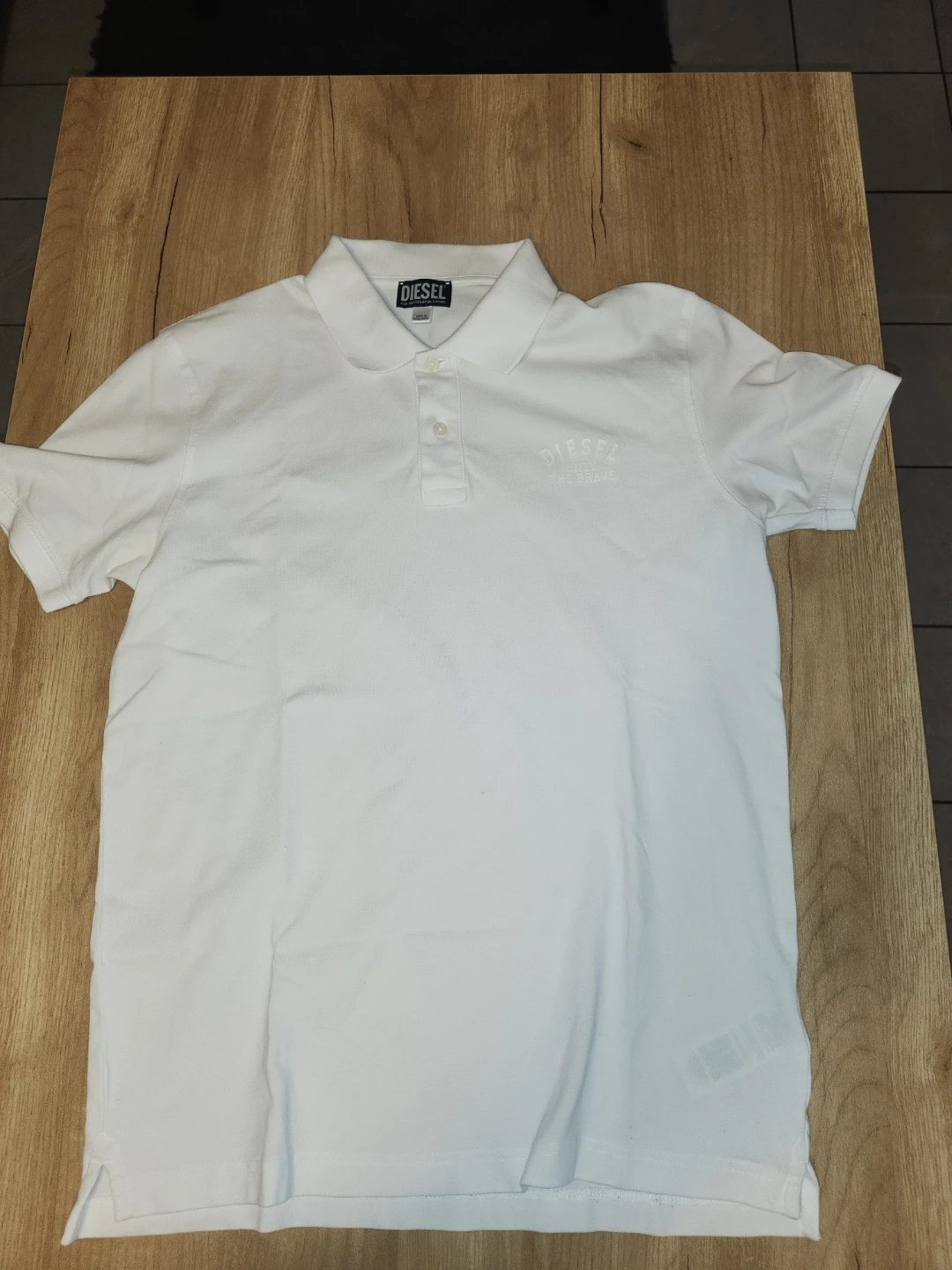 Diesel White Polo Shirt
