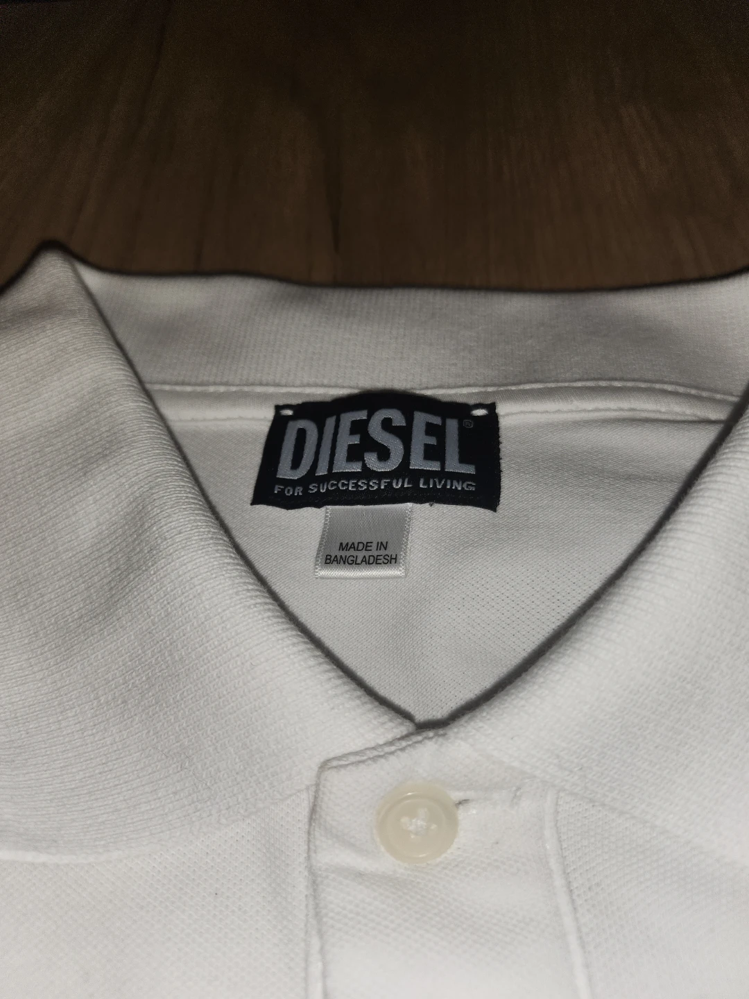 Diesel White Polo Shirt - photo 3