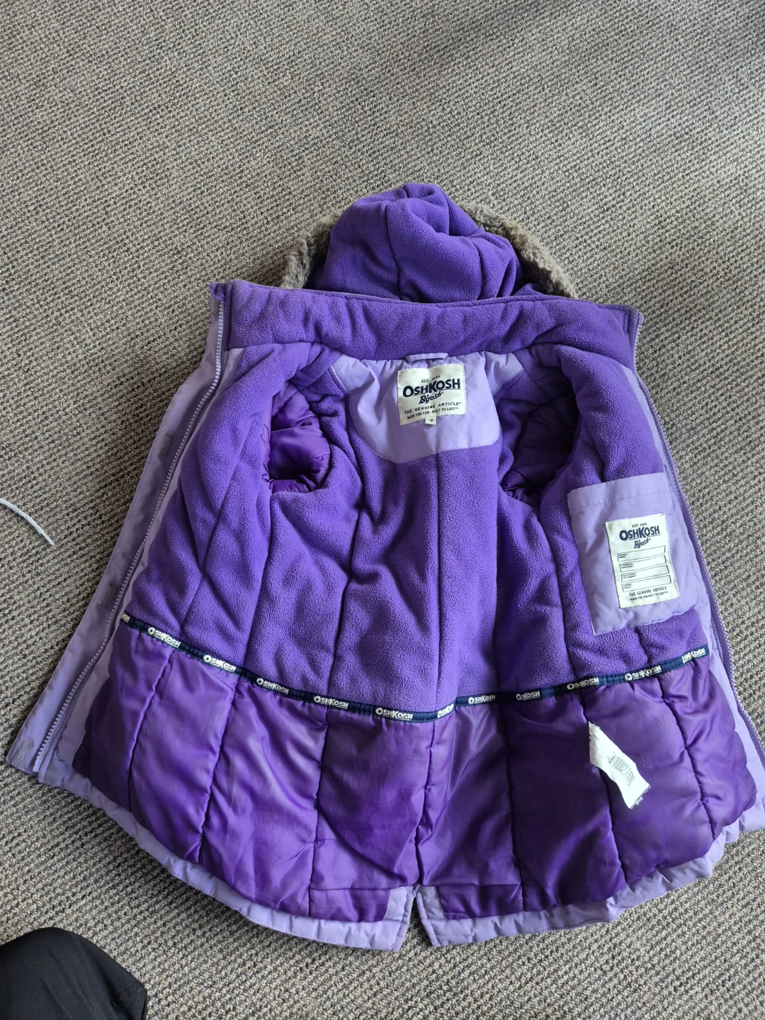 OshKosh B'gosh Purple Winter Jacket - photo 2