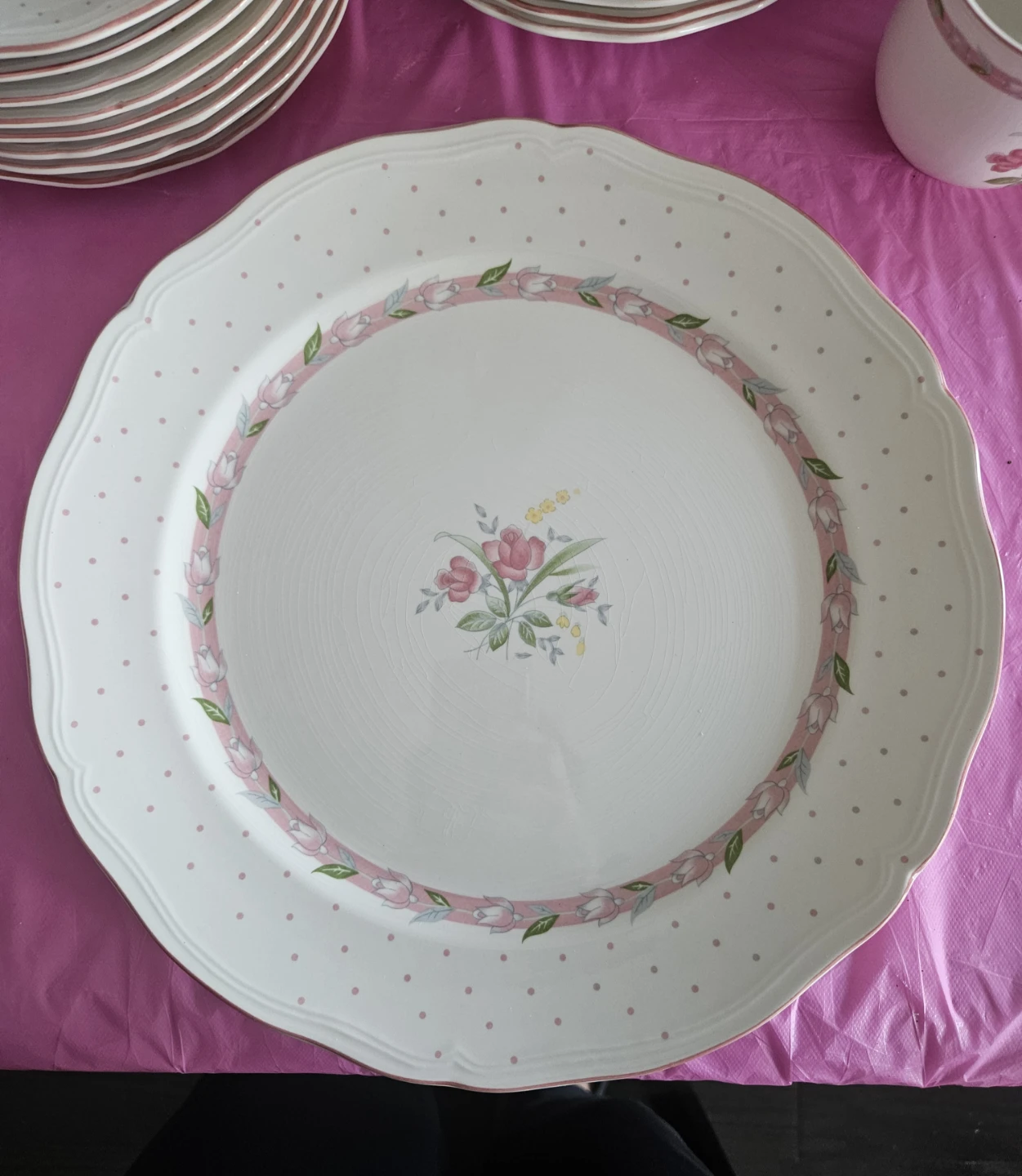 Vintage Sango Country French "Chateau" China Dining Set - photo 5