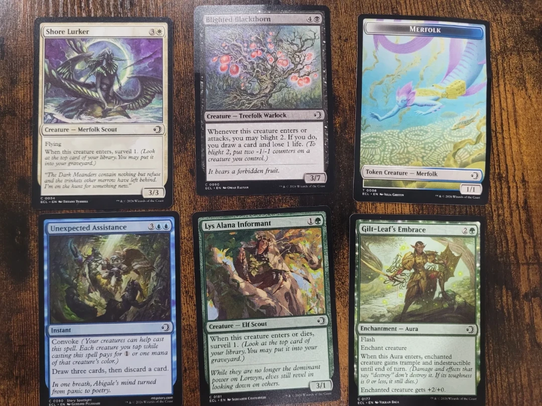 Set of 6 - Magic The Gathering Cards ⚽️