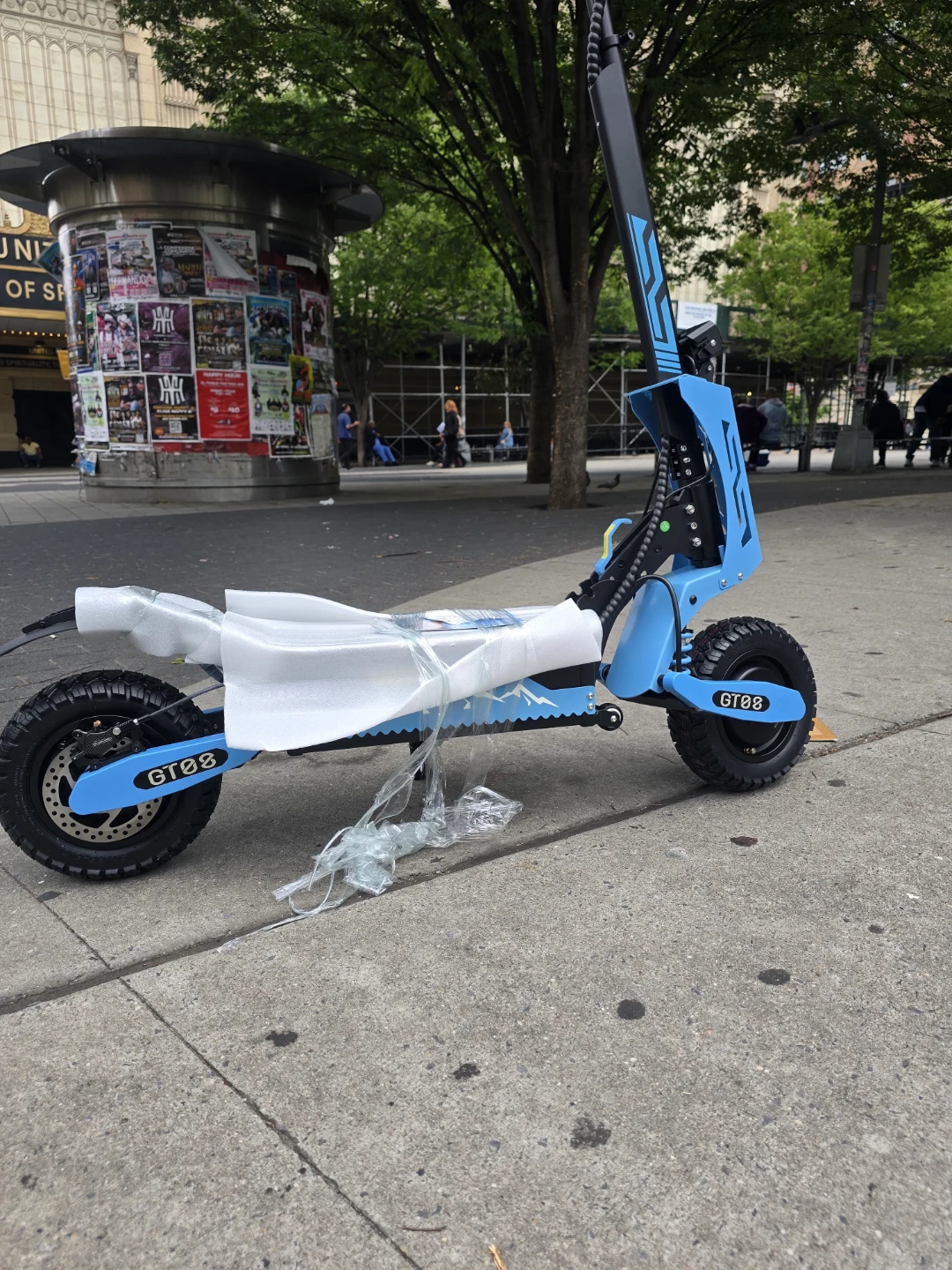 Blue Electric Scooter GT08