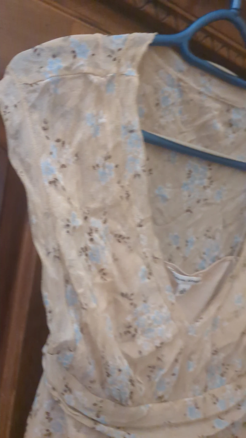 Banana Republic Floral Sheer Blouse Size 4 - photo 3