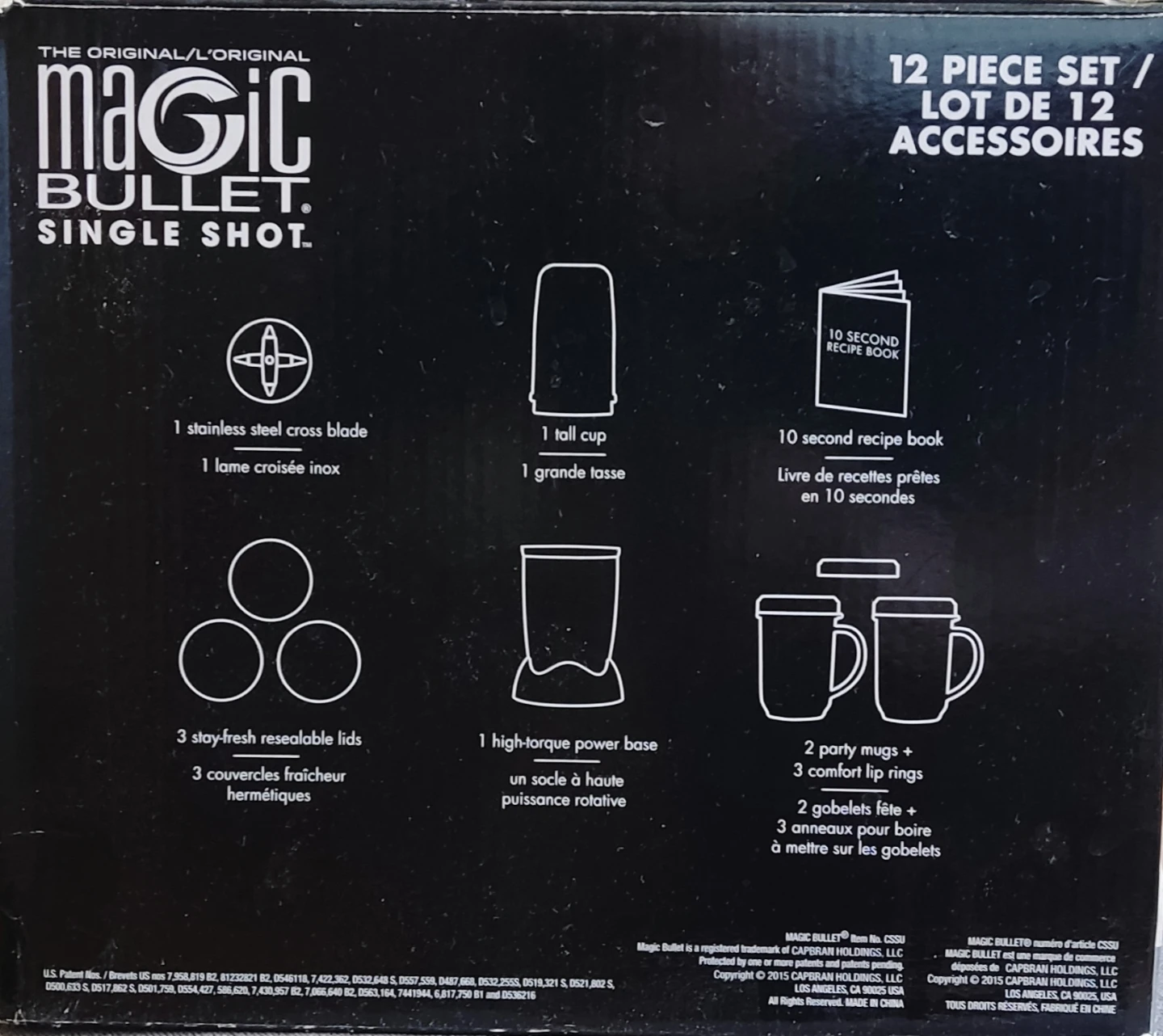 Never Used - Magic Bullet Single Shot 12 Piece Set - photo 5