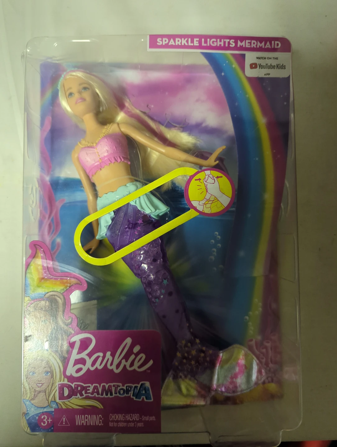 Barbie Dreamtopia Sparkle Lights Mermaid Doll