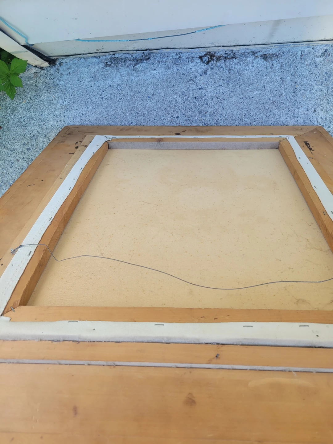 Oil on canvas in wood frame - photo 4