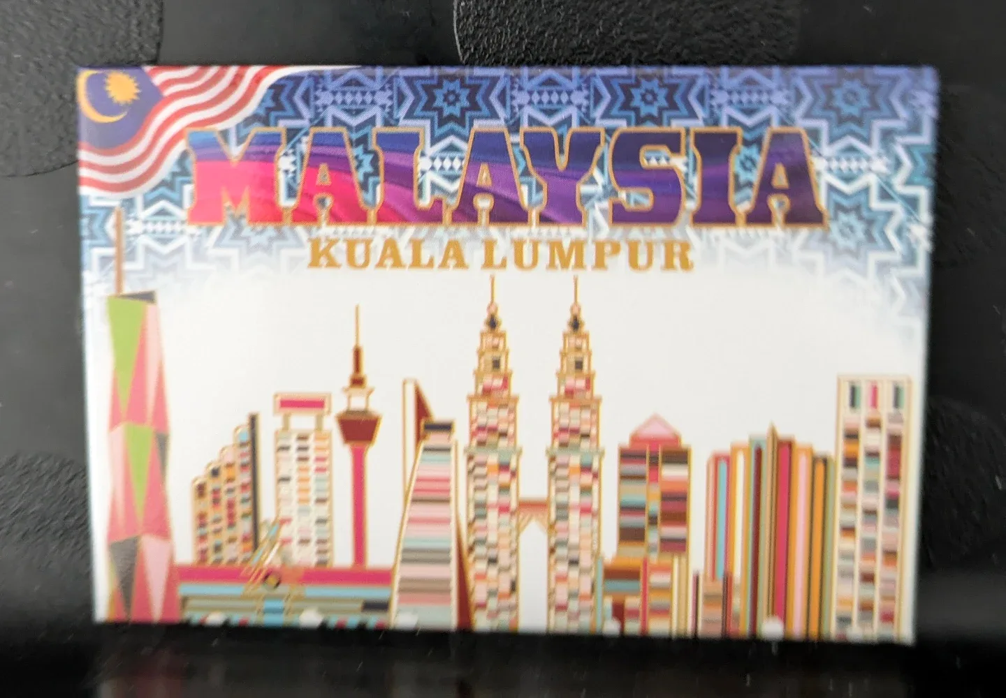 ⚽ Malaysia Kuala Lumpur Fridge Magnet