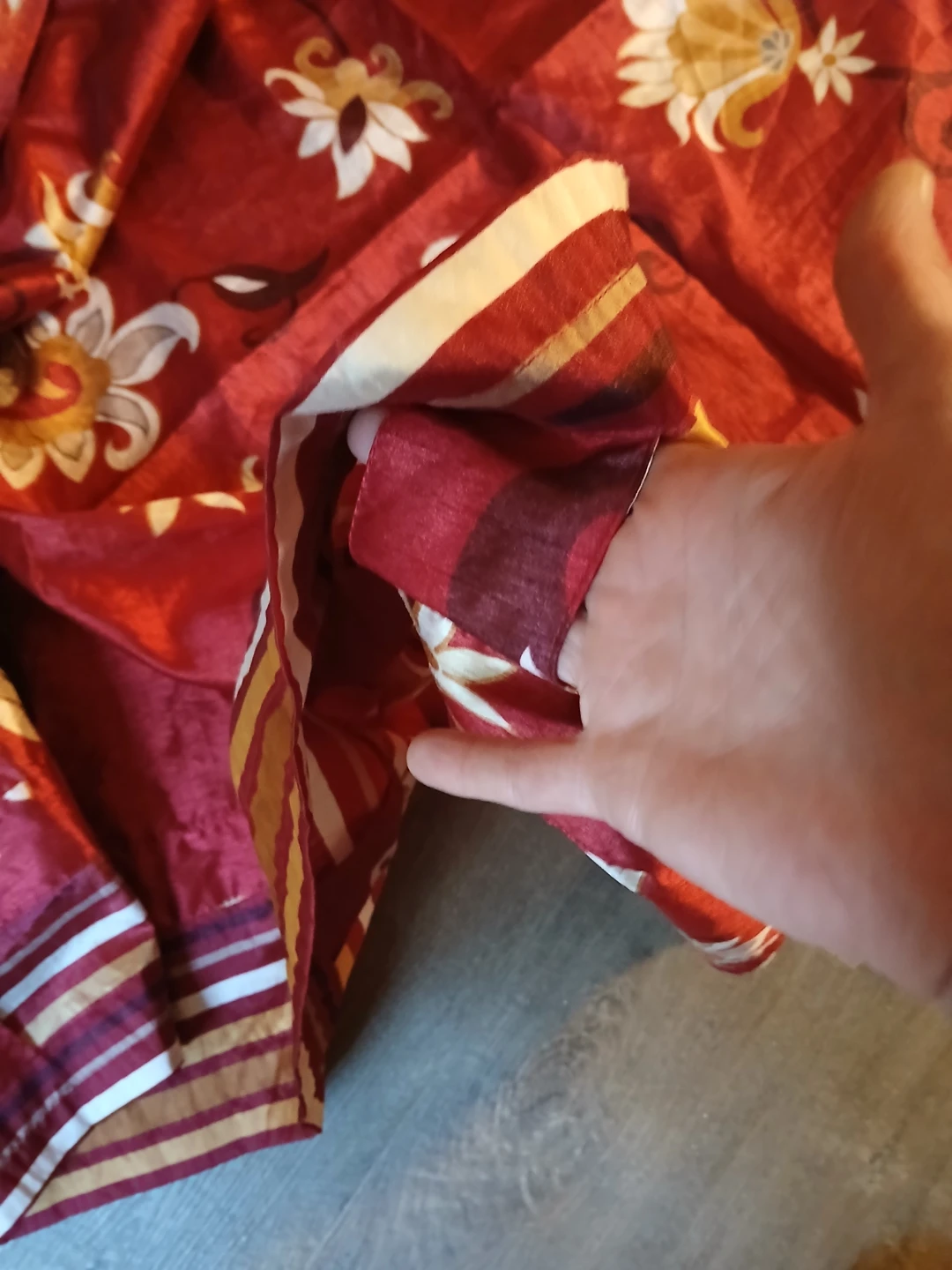 Pier Imports Red Floral Curtains - photo 2