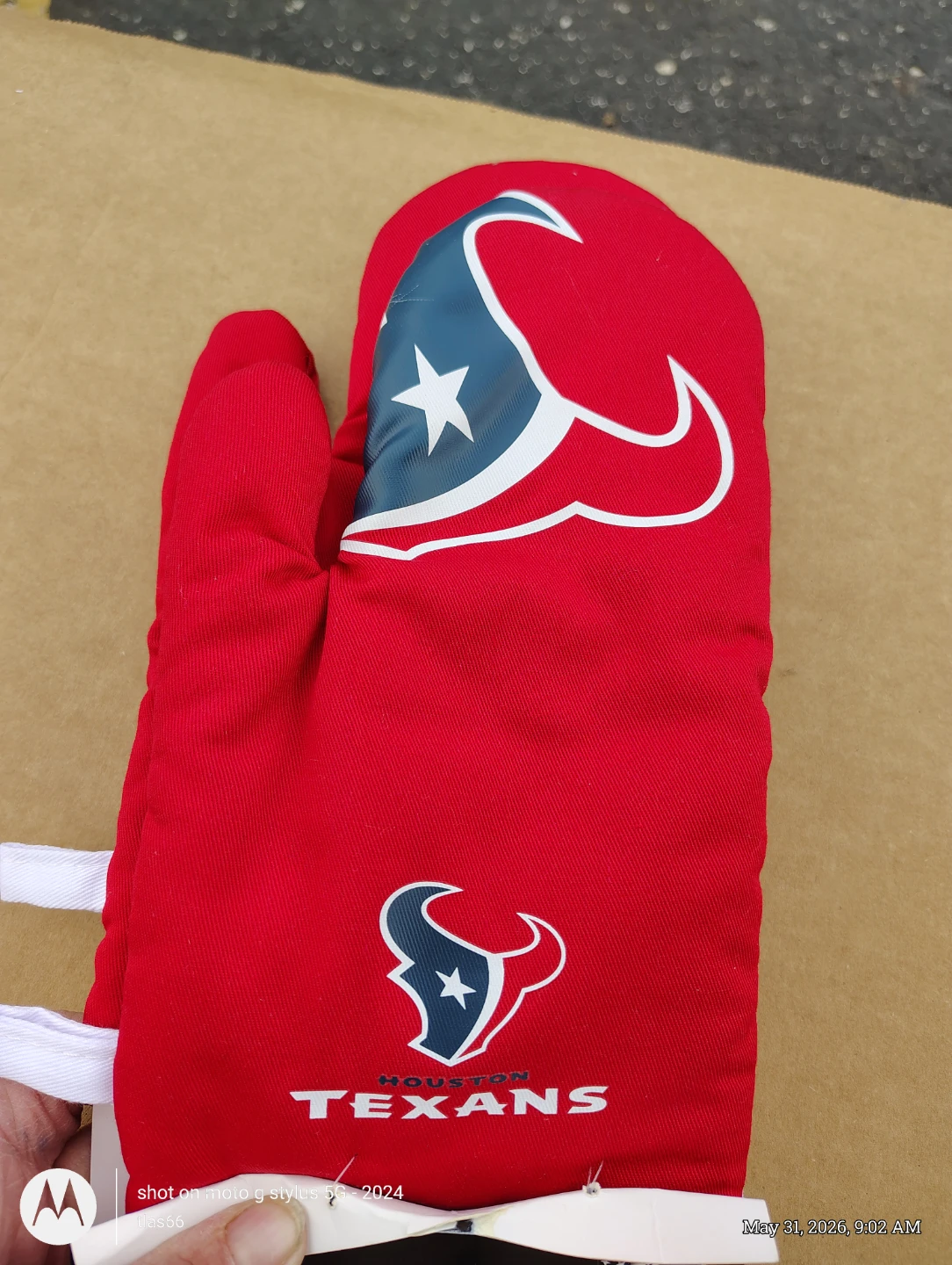 Houston Texans NFL Crossover Oven Mitts - photo 3