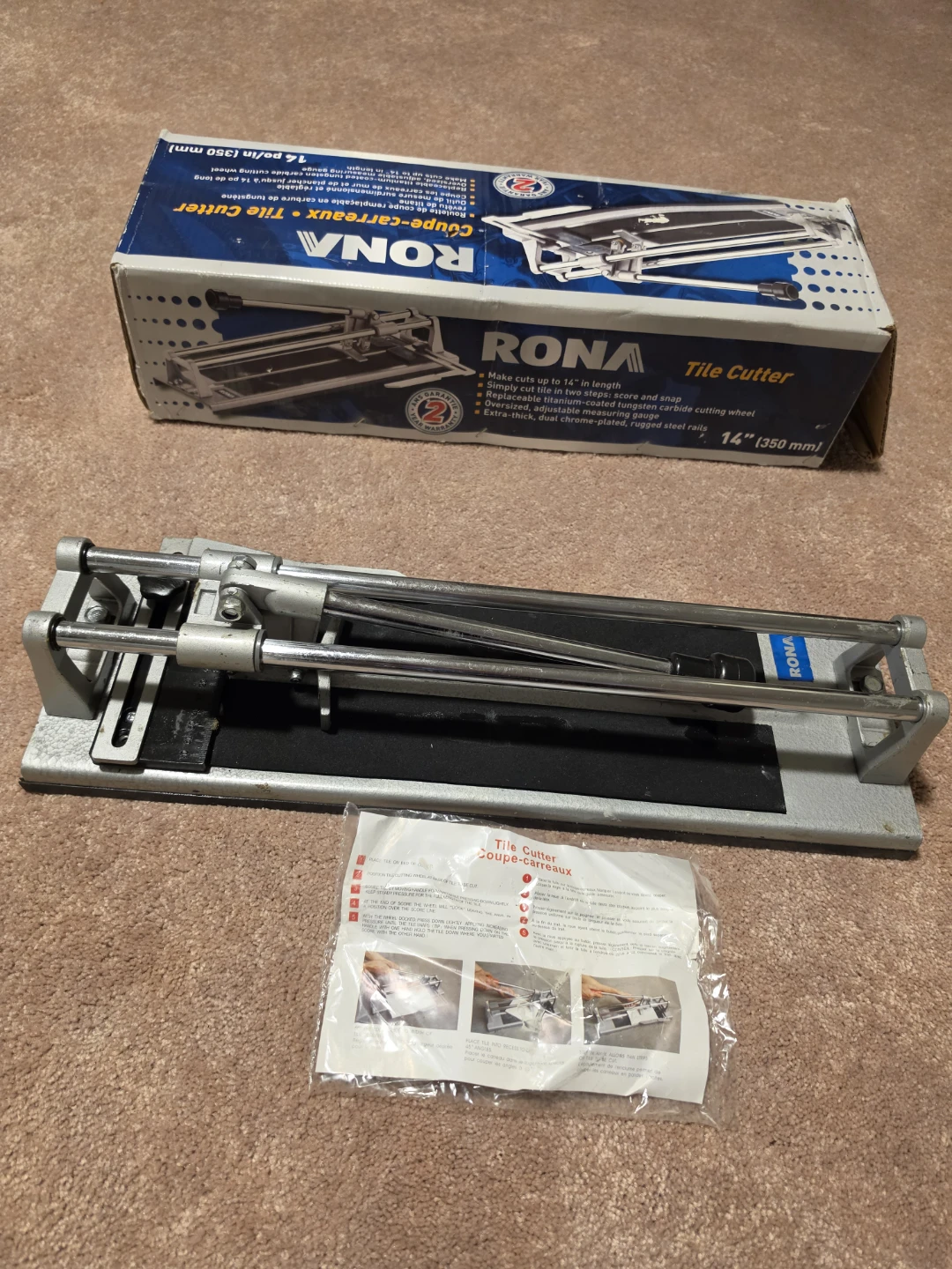 Tile Cutter 14" ( 350 mm ) - photo 3