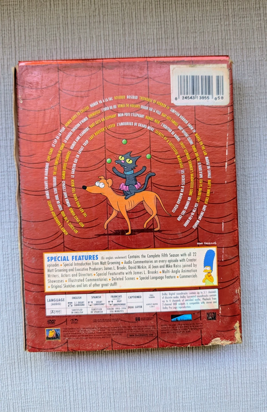 The Simpsons Complete Fifth Season DVD Collector's Edition - photo 2