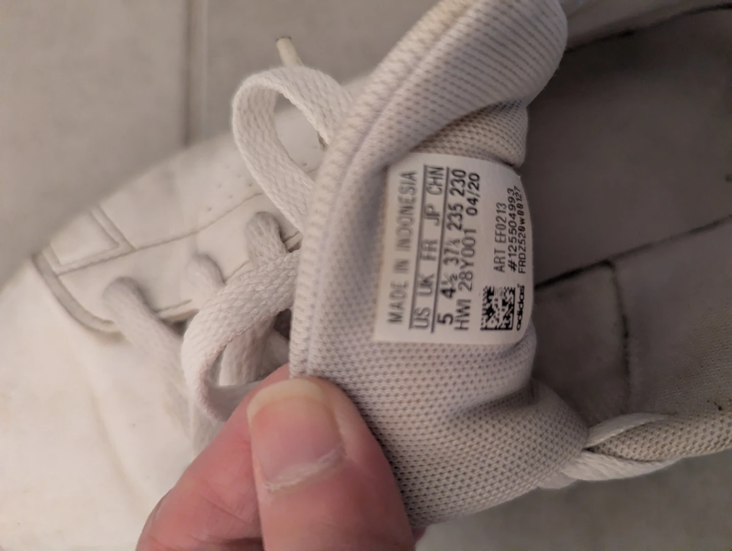 Adidas White Sneakers - Size 5 UK - photo 2