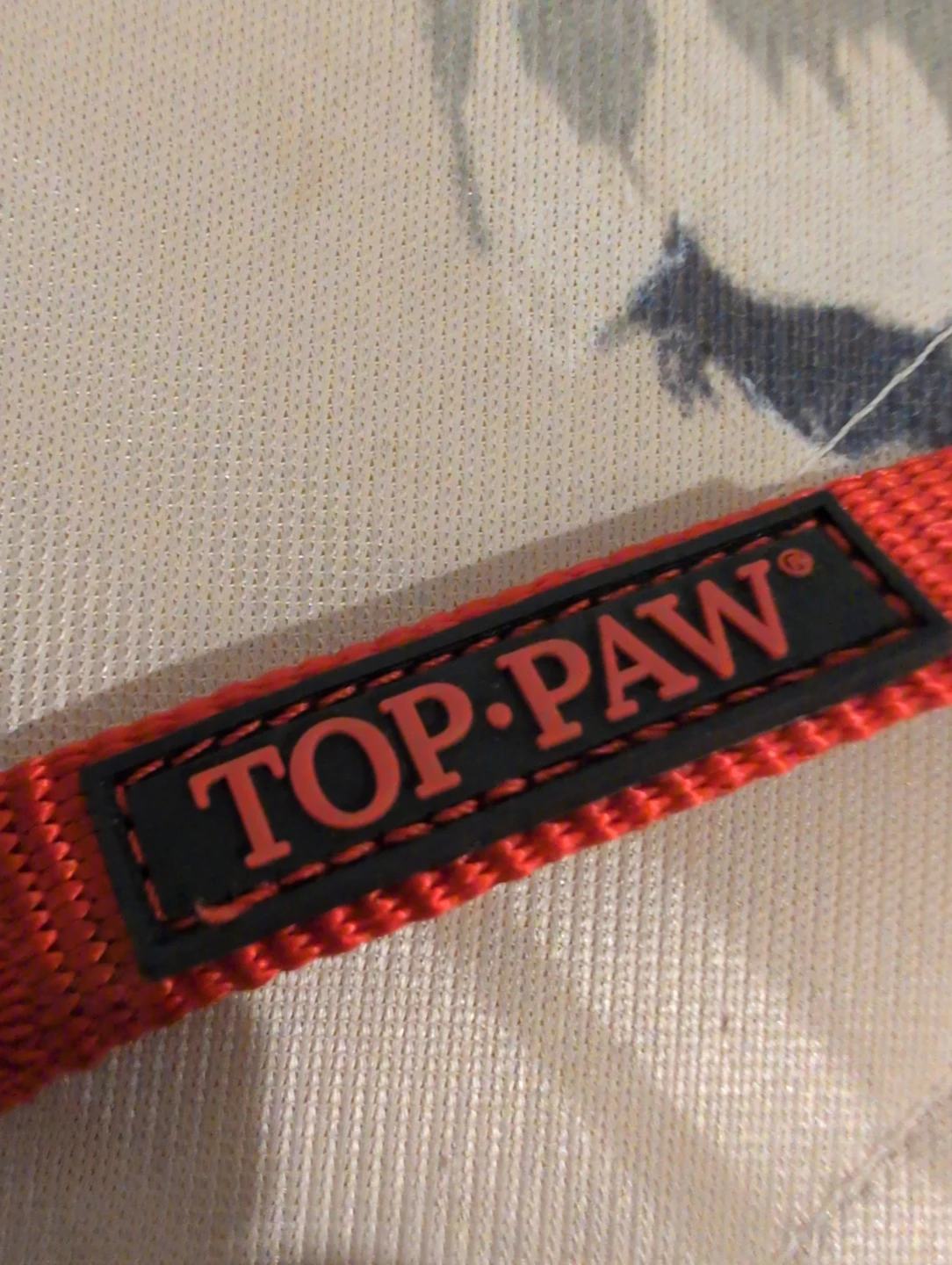 Red TOP PAW Dog Leash