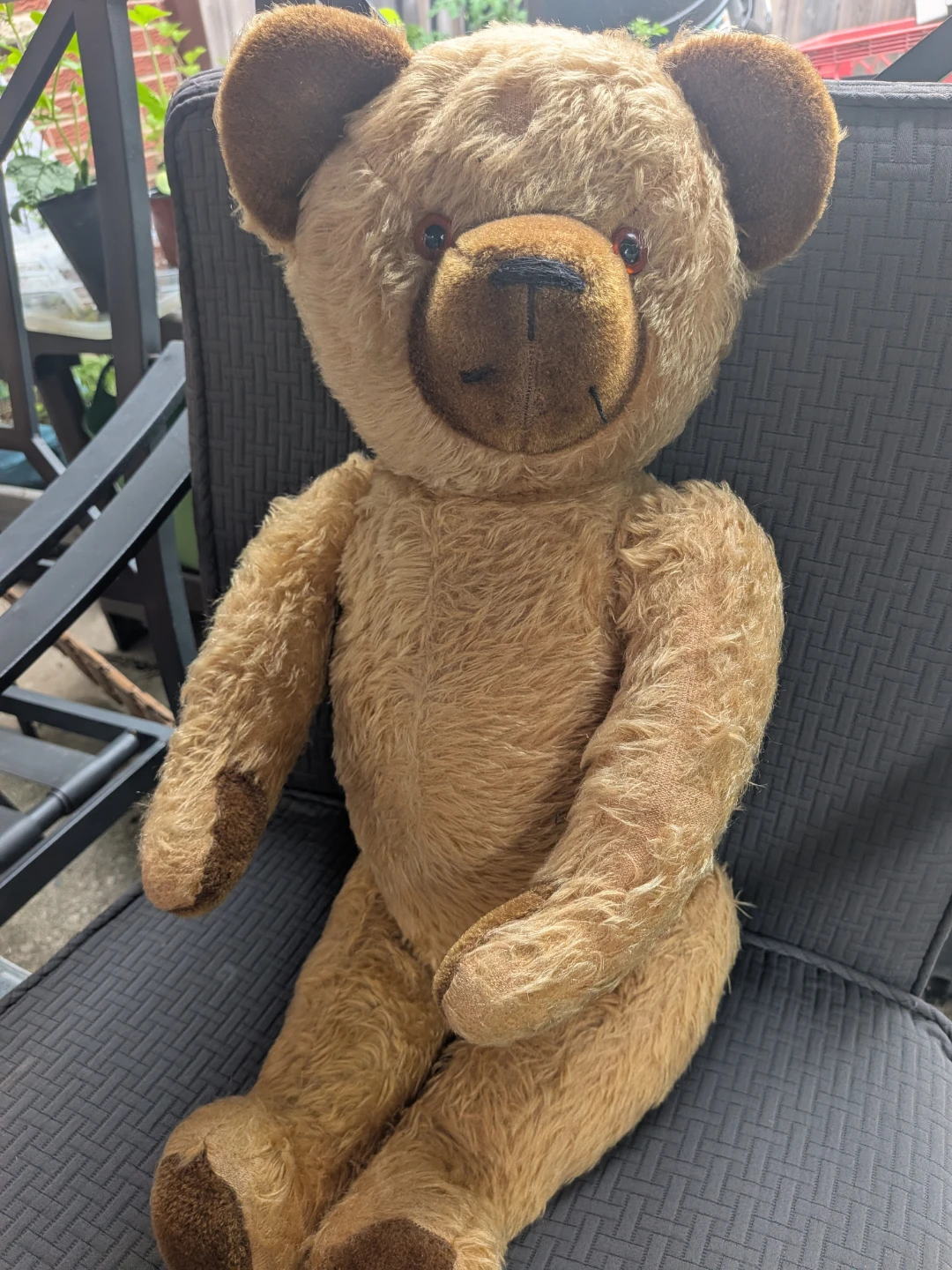 Vintage 1950's large Teddy Bear Plush Toy made in Germany
