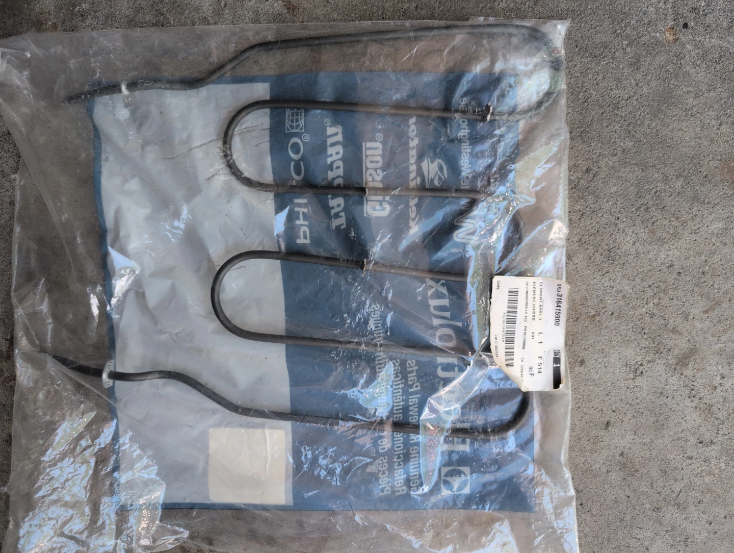 Electrolux Genuine Renewal Part Oven Heating Element - photo 2