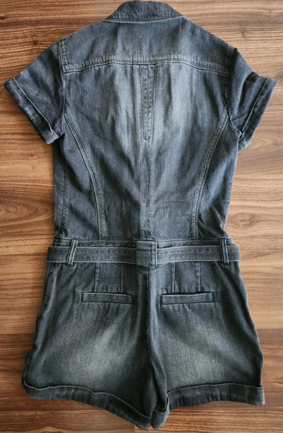⚽ [Armani Exchange] short denim jumpsuit with tag - photo 2