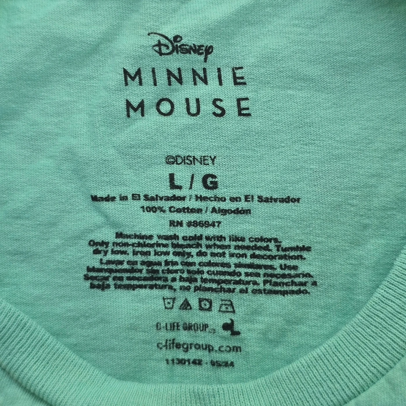 Disney Minnie Mouse Tennis Club T-Shirt - Size L - Turquoise - photo 3