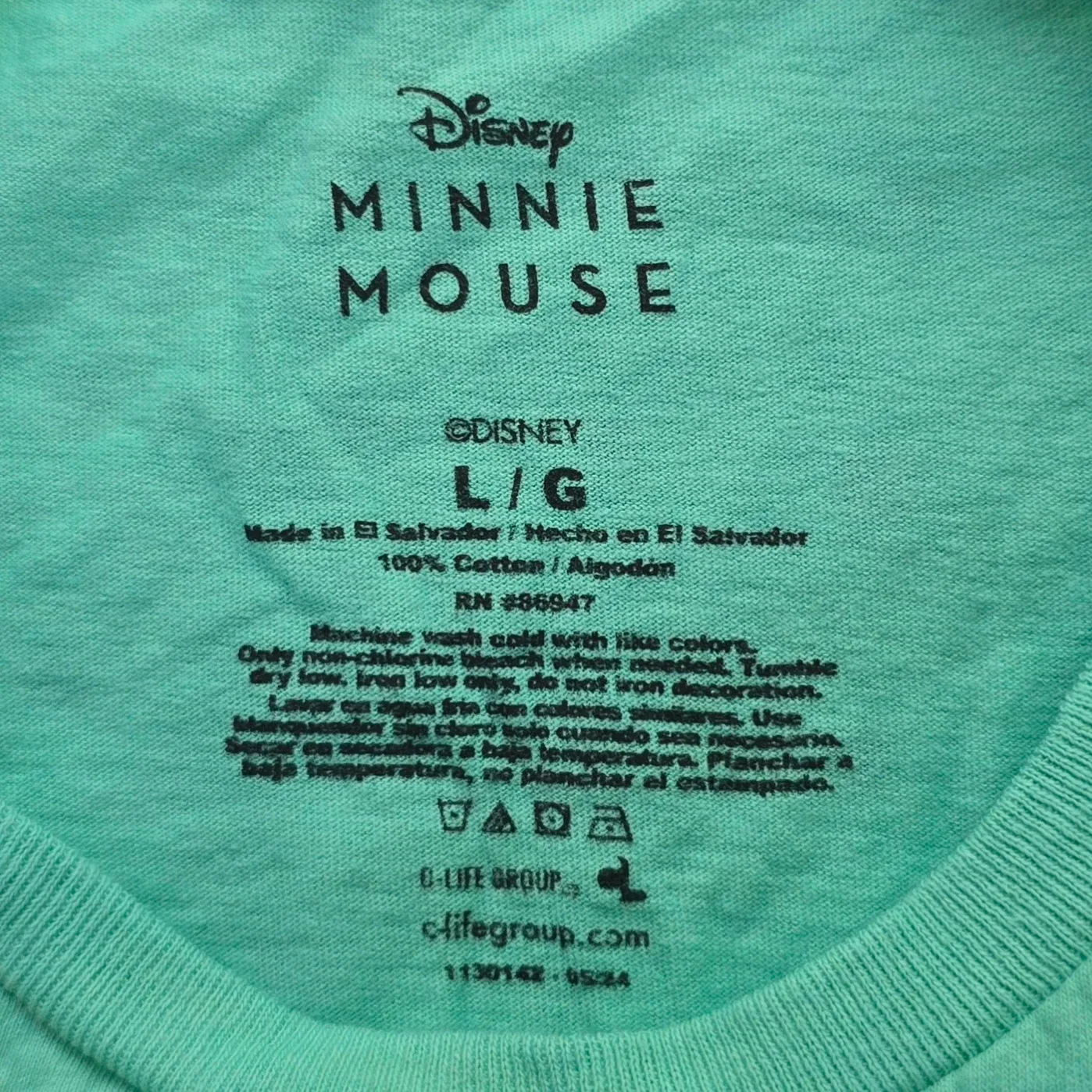 Disney Minnie Mouse Tennis Club T-Shirt - Size L - Turquoise - photo 3
