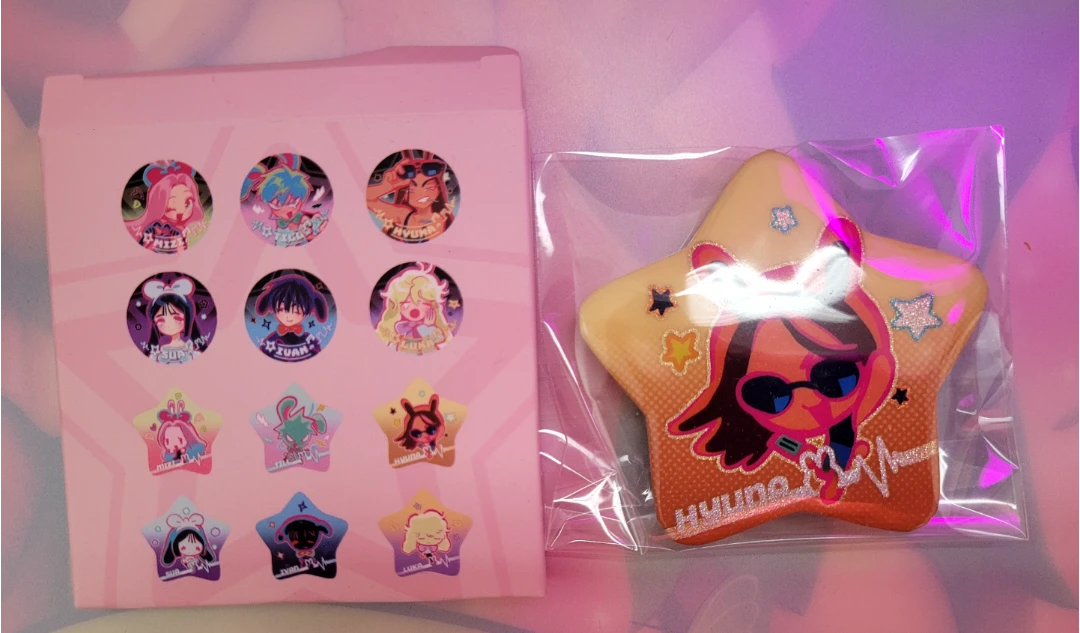 [TRADE ONLY] Sua and Hyuna Bunny Star Badge - photo 2