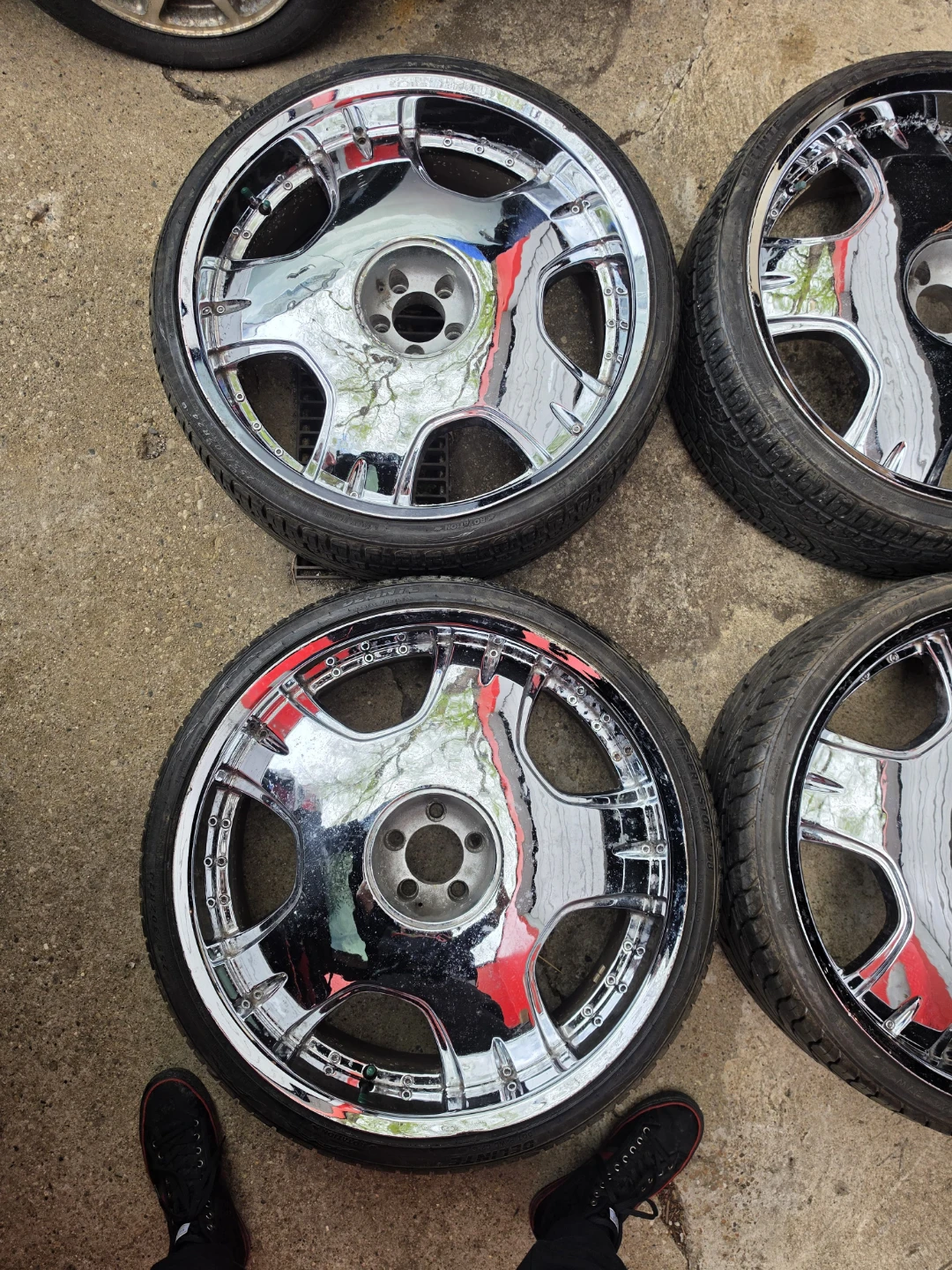 24 inch drag rims wheels 5x114.3 5x120 5x4.5 5x4.75 - photo 4
