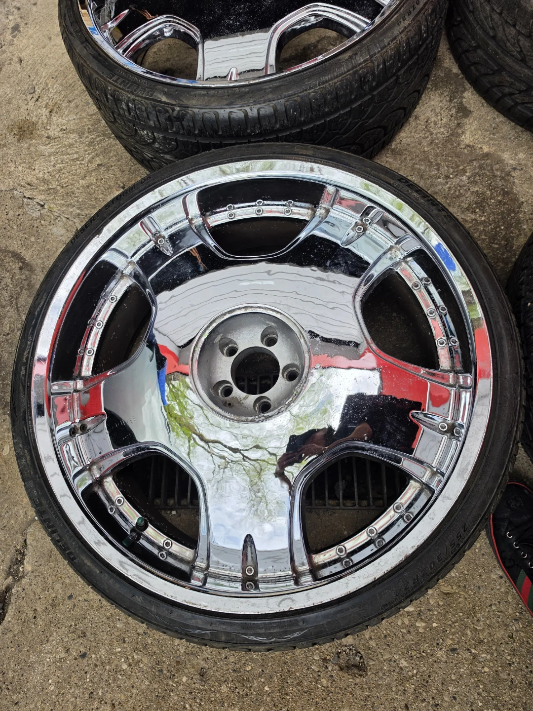 24 inch drag rims wheels 5x114.3 5x120 5x4.5 5x4.75 - photo 5