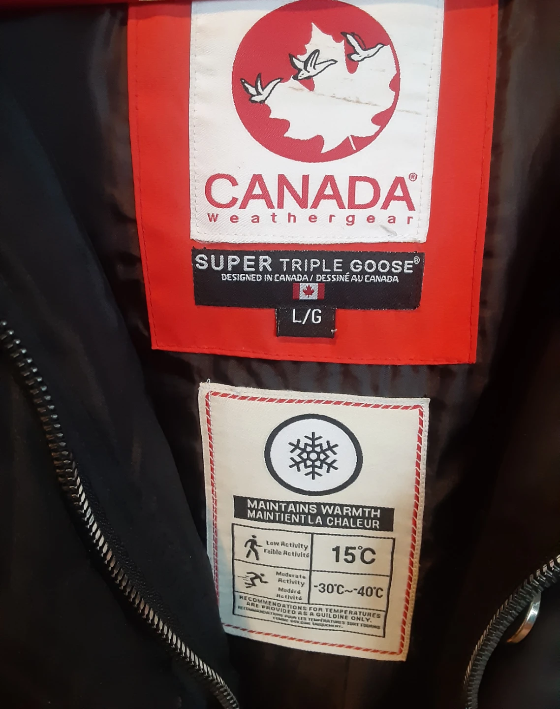 Canada Weathergear Super Triple Goose Jacket L/G - photo 2