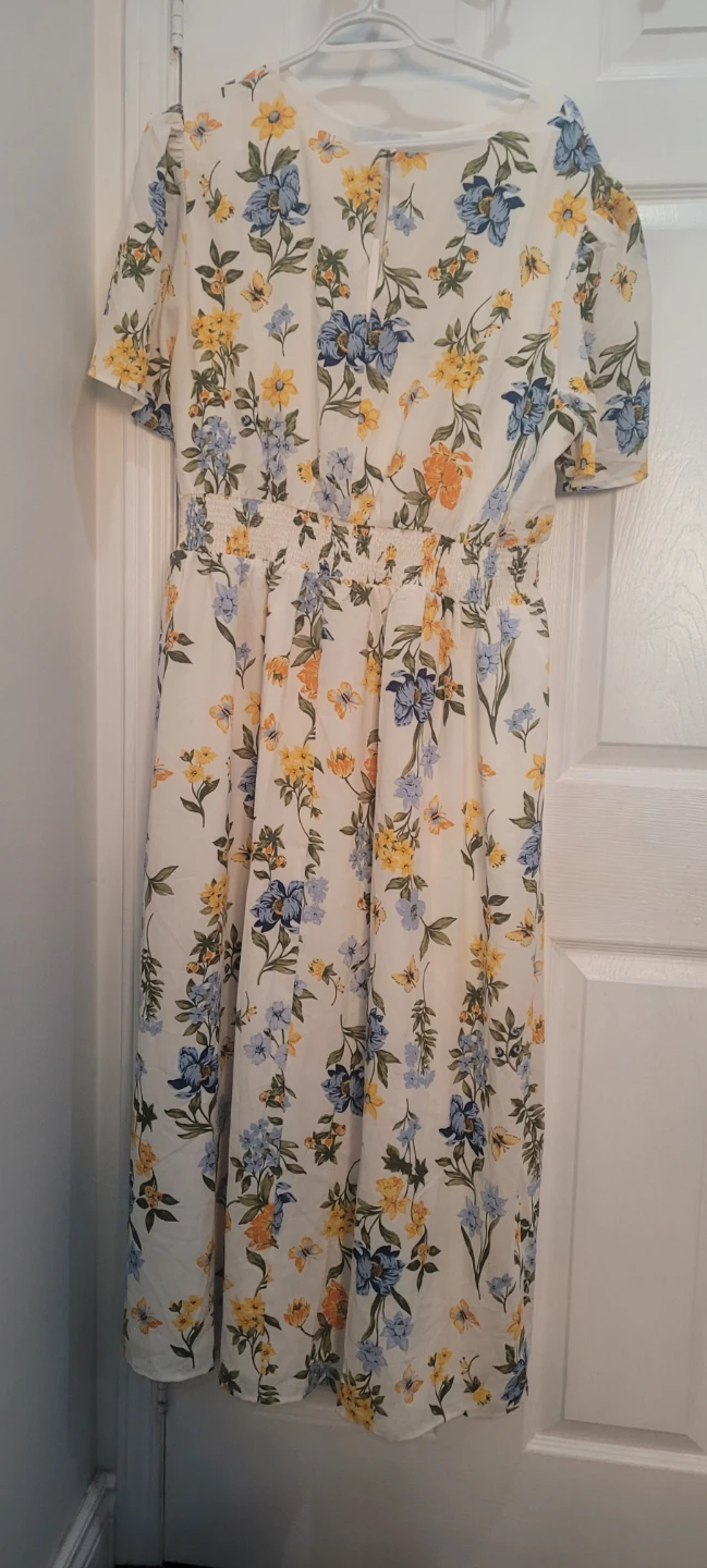 Floral Print Midi Dress - photo 2