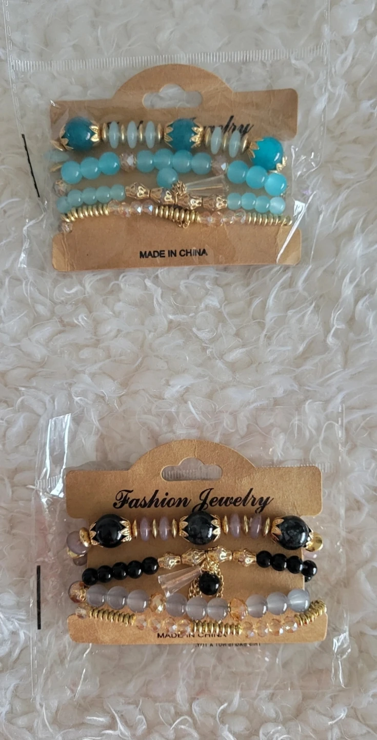 Fashion Jewelry Beaded Bracelet Set