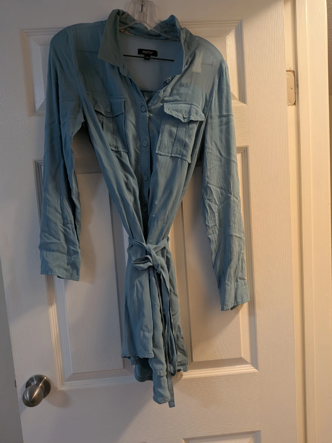 long-sleeve belted shirt dress pick up in st.albert - photo 2