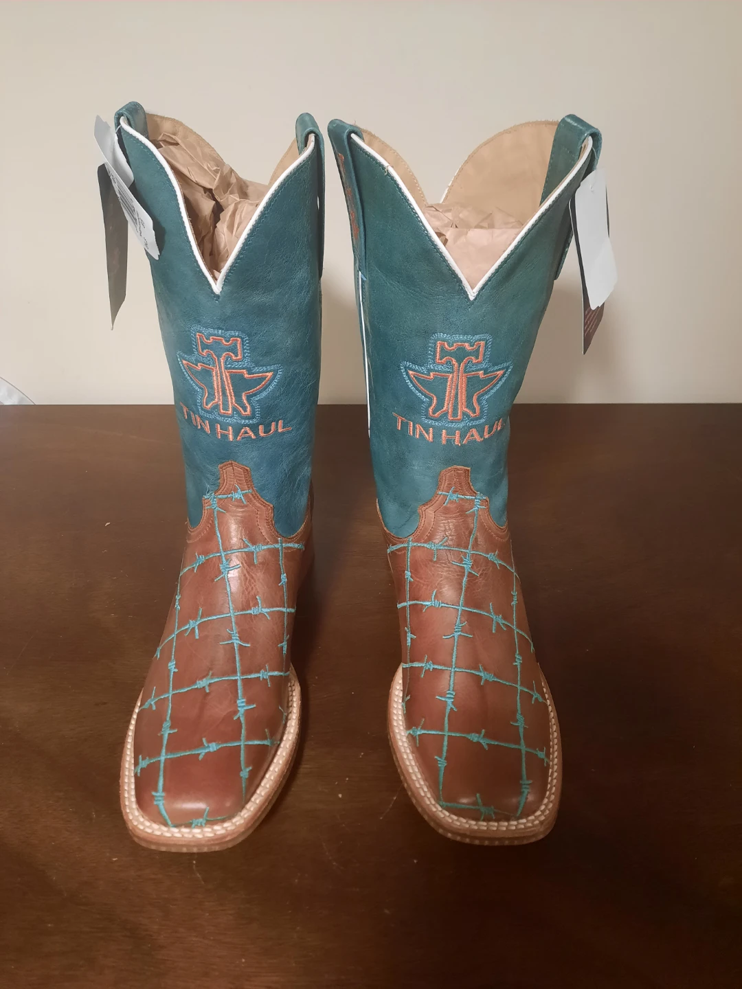 Tin Haul Women's Barb'd Wire Cowboy Boots - photo 4
