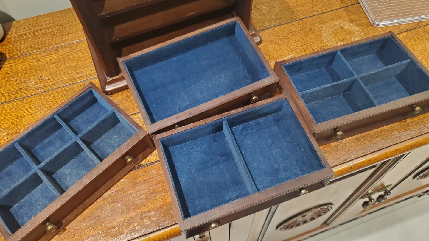 Wood Jewelry Box, vintage - photo 2