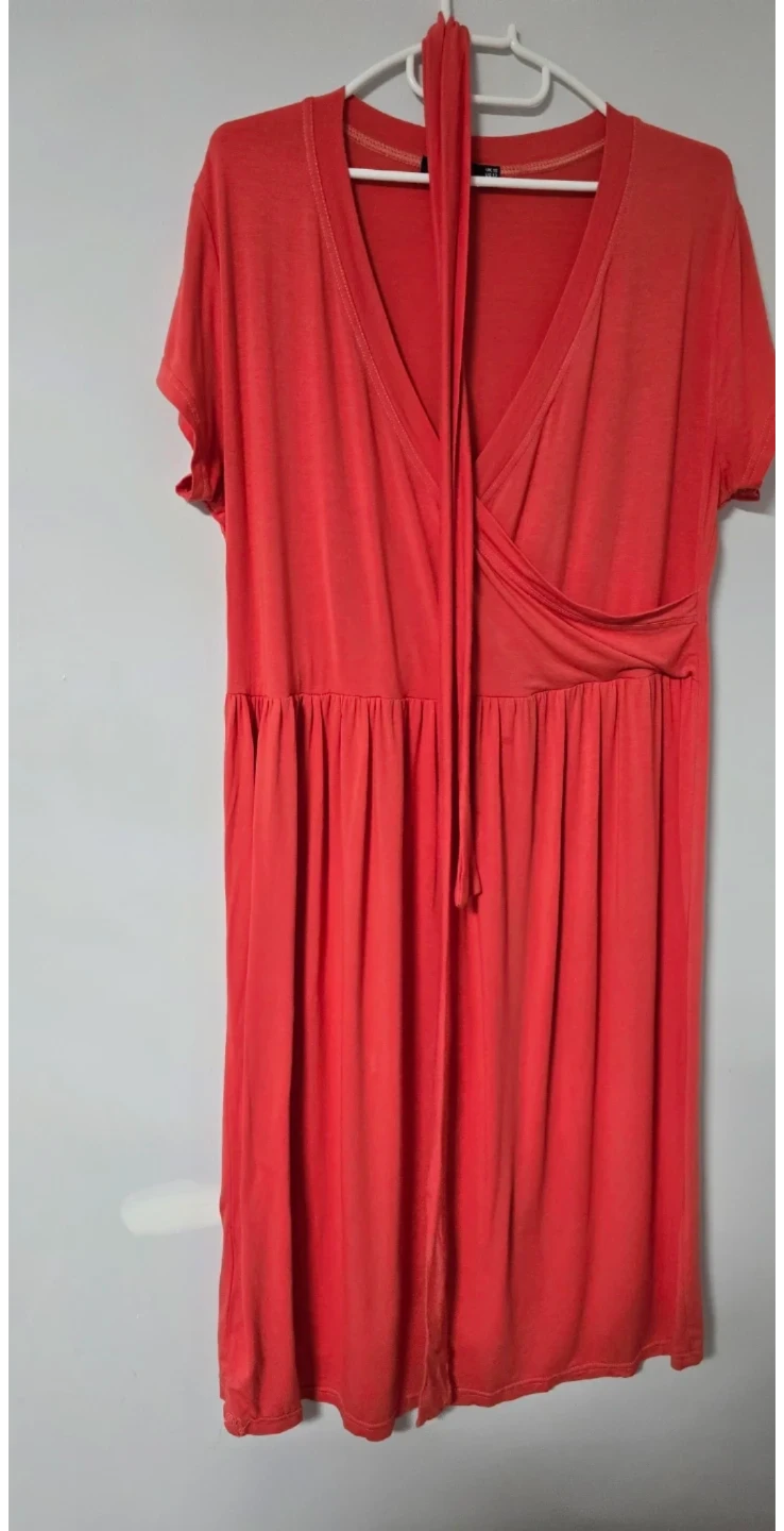 Orange maternity Dress